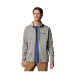 Columbia Erkek Kazak Hava Tam Fermuarlı, Koyu Taş Heather, Medium