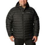 Columbia Erkek Lake 22 Down Kuş Tüyü Kapüşonlu Mont Schwarz,S