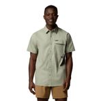 Columbia Erkek Landroamer Twill Kısa Kollu Gömlek, Safari, XXL