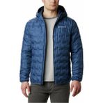 Columbia Erkek Mont Wo 0954 Delta Ridge Down Hooded Jacket - Mavi