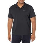 Columbia Erkek PFG Skiff Döküm Polo Gömlek, Nefes Alabilir, UV Korumalı Siyah