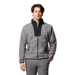 Columbia Erkek Sequoia Grove Tam Fermuarlı Polar, Tam Fermuarlı Polar Ceket, Şehir Grisi Funda/Siyah, S