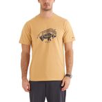 Columbia Erkek T-Shirt 5003146887, Kahverengi, M