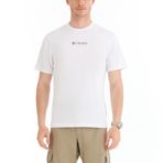 Columbia Erkek T-Shirt CS0241-100, Beyaz, 2XL