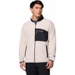 Columbia Fast Trek Overlay Tam Fermuarlı Erkek Polar Üst - Ekru
