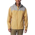 Columbia Glennaker Lake Waterproof Erkek Yağmurluk - XL - Sarı - Gri