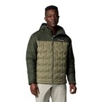 Columbia Grand Trek III Down Kapüşonlu Erkek Kaz Tüyü Mont Çağla Yeşil 2XL