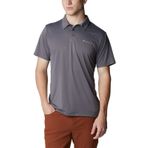 Columbia Hike Erkek Kısa Kollu Polo T-Shirt Beton Gri XL