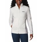 Columbia Kadın Outdoor Polar Ceket, Basin Trail III Full Zip, Ekru, S Beden