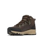 Columbia Kadın Peakfreak Ii Mid Outdry Su Geçirmez Deri Bel Trekking ve Yürüyüş Botları, Kahverengi Cordovan X Siyah, 40 EU
