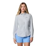 Columbia Kadın PFG Tamiami II Uzun Kollu Gömlek, Cirrus Gri, XS