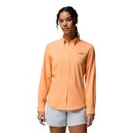 Columbia Kadın Pfg Tamiami™ Ii Uzun Kollu Upf 40 Wicking Balıkçılık Gömlek Kadın TamiamiTM Ii Ls Gömlek, Parlak Nektar, S
