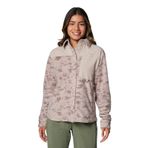 Columbia Kadın PFG Uncharted Polar Overshirt, Crushed Clay Uncharted Waters, 1X Plus