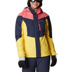Columbia Kadın Rosie Run Yalıtımlı Ceket, Gece/Neon Gün Doğumu/Güneş Işığı, X-Small
