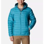 Columbia Lake 22 Mavi Kapüşonlu Kaz Tüyü Spor Erkek Outdoor Mont