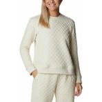 Columbia Lodge Quilted Crew Kadın Polar Üst - XS - Renkli - Renkli