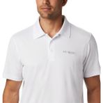 Columbia Low Drag Offshore Pfg Polo Yaka Erkek Tişört FM1038-0100 - Beyaz