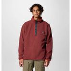 Columbia Men's Helvetia™ Iı Half Snap Fleece Pullover Erkek Polar AM5780 - XL - Bordo