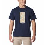 Columbia Men's Sun Trek Graphic Erkek Kısa Kollu T-Shirt PFG Lacivert S