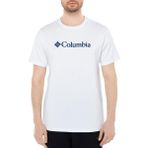 Columbia O Yaka Basic Logo Baskılı T-Shirt, 2XL, 5002958650, Beyaz, Erkek