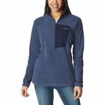 Columbia Outdoor Tracks 1/2 Zip Kadın Polar Üst - Koyu Lacivert - XS