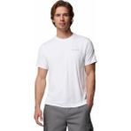 Columbia Parsons Point Logo Erkek Teknik Kısa Kollu T-Shirt - 2XL - Beyaz