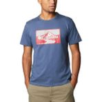 Columbia Path Lake Graphic Erkek T-Shirt - 04L-Lacivert
