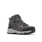 Columbia Peakfreak II Mid Outdry Leather, orta yükseklikte trekking ve yürüyüş botu, Ti Grey Steel, Dark Grey, Ti Gri Çelik Koyu Gri, 40 EU