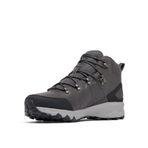 Columbia Peakfreak II Mid Outdry Leather, orta yükseklikte trekking ve yürüyüş botu, Ti Grey Steel, Dark Grey, Ti Gri Çelik Koyu Gri, 42 EU