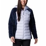 Columbia Powder Lite 2 Sherpa Hybrid Mont, Kadın, Kolej Laciverti/Kar Mavisi, M