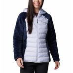 Columbia Powder Lite 2 Sherpa Hybrid Mont, Kadın, Kolej Laciverti/Kar Mavisi, XS