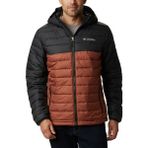 Columbia Powder Lite Hooded Erkek Mont - 2XL - Kahverengi