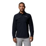 Columbia Silver Ridge Elite Uzun Kollu Gömlek, XL, 5003364502, Siyah, Erkek