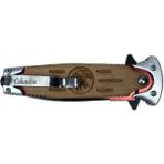 Columbia Tactical Folding Kartal Başlı Çakı Eagle Knife Bıçak - Kahverengi