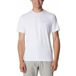 Columbia Tech Trail Crew Neck II Beyaz Kısa Kollu Erkek T-shirt