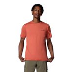 Columbia Tech Trail Erkek Kırmızı Outdoor T-Shirt AO5545-851 Kırmızı S