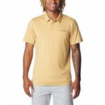 Columbia Tech Trail Erkek Polo T-shirt Kahverengi S