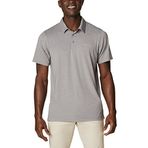 Columbia Tech Trail Erkek Siyah Kısa Kollu Polo T-Shirt