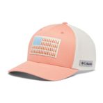 Columbia Üniseks Ağaç Bayrağı Örgü Top Şapka - Yüksek, Yaz Şeftali/Tebeşir, Small/Medium