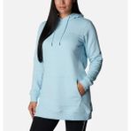 Columbia W Rush Valley Long Hoodie Bayan Kapüşonlu Sweatshirt - Açık Mavi
