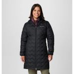 Columbia WK0440 Delta Ridge II Long Down Jacket Siyah Kadın Mont