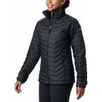 Columbia WK1498 Powder Lite Kadın Mont Nefes Alabilen Kumaş ile Outdoor Kullanım İçin Şişme Siyah - XS