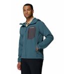 Columbia WO3966 TALL HEIGHTS III HOODED SOFT Mavi Erkek Spor Mont