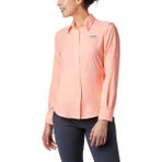 Columbia Womens Tamiami II Kadın Uzun Kollu Gömlek FL7278 - Pembe - XS