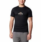 Columbia Zero Rules Short Sleeve Graphic Shirt Siyah Erkek T-shirt