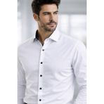 Colvis Man Slim Fit Oxford Kare Düğmeli Hediye Kutulu Erkek Gömlek - Beyaz - XL