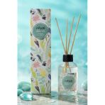 Colyen Aqua Still Çubuklu Oda Kokusu 100ml Ferahlatıcı Cam Şişe ve Pastel Bitki Desenleriyle