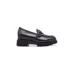 COMART Kadın Oxford Ayakkabı, Micro Tech, Nero, 40 Beden