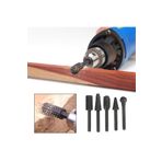 COMBAT 5 Parça Hss Ahşap Için Törpü Freze Uç Seti Dremel Benzeri Gravür Makinası Için Kalıpçı 3.17 mm