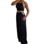 COMBATTENTE Müslin Salopet - Pantolon 3 Farklı Kullanım (Siyah, XS/S)